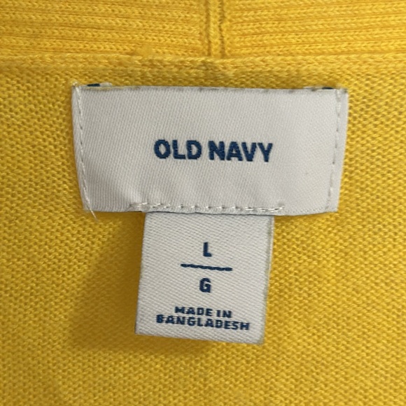 Old Navy Yellow Cardigan - Picture 2 of 4